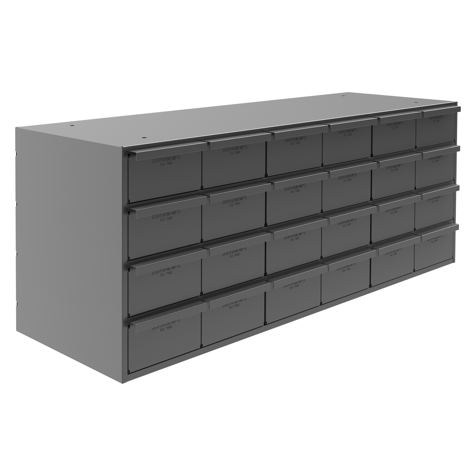 Durham Manufacturing 00795 Steel Bins 24 Drawer Cabinet for sale online 